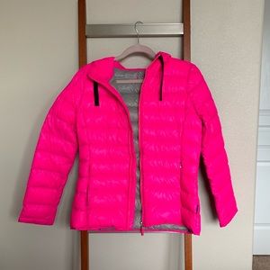 Calvin Klein Hot Pink Down Jacket